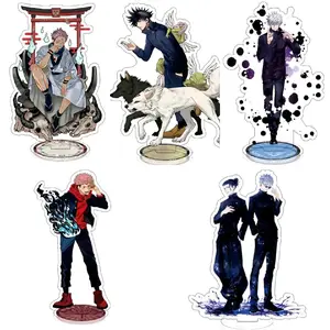 2pcs Anime Jujutsu Kaisen stands acrylic figure Sukuna Gojo Itadori Megumi Geto