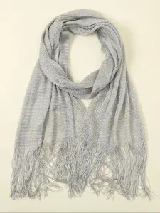 Women Sequin Fringe Shawl Wrap, Boho Tassel Scarf Cover Up, Lightweight Fashion Beach Shawl, Versatile Elegant Wrap for Party, Wedding, Evening Dress & Daily Style Accessory summerwins