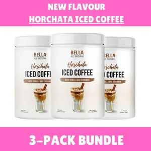 3 Pack - Bella All Natural Horchata Iced Coffee - 500g