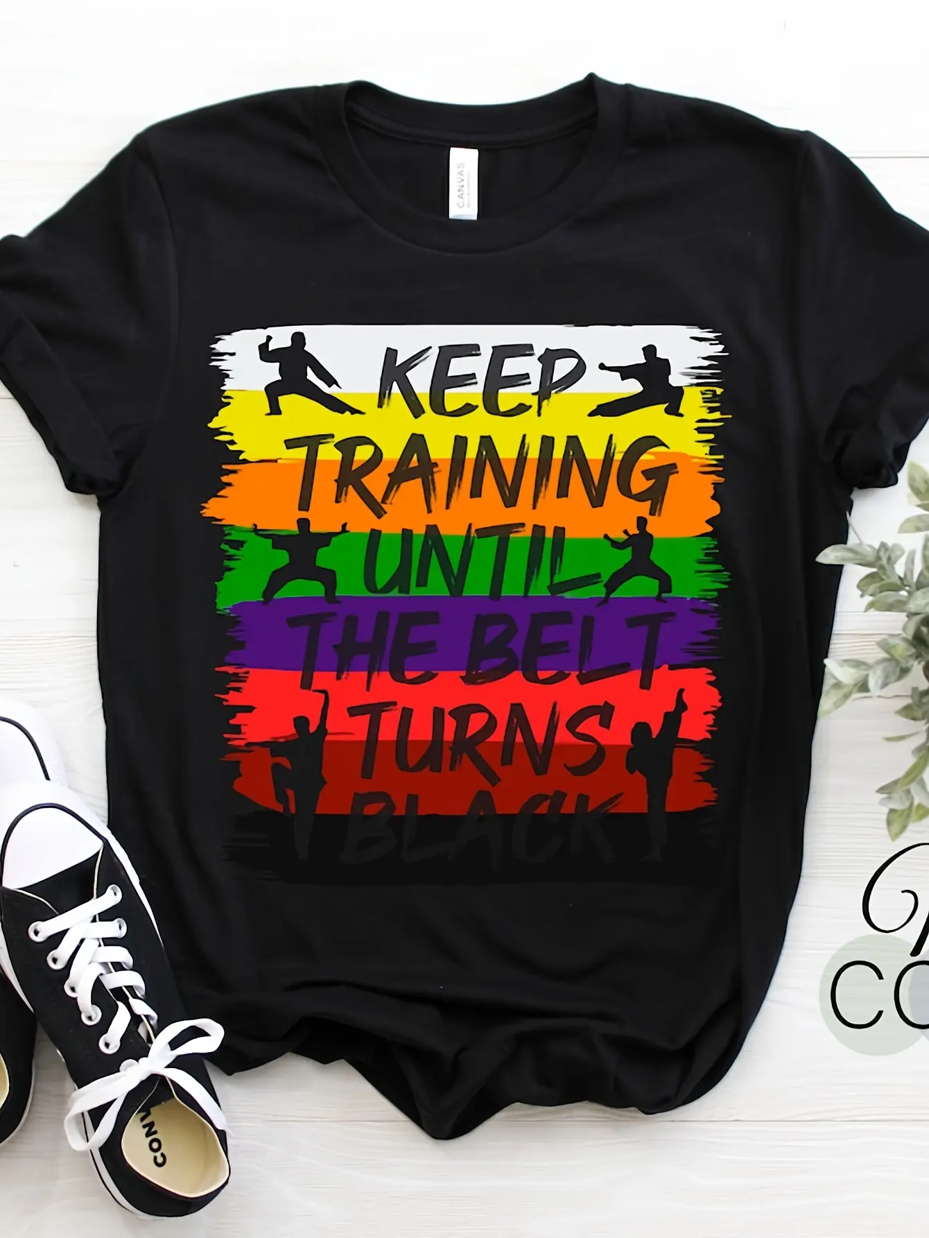 Men's  Women's Karate Taekwondo Training T-Shirt - unisex soft cotton short sleeve t shirt, vintage graphic casual tee for men women teens, perfect birthday holiday gift for camping travel gym daily street  wear