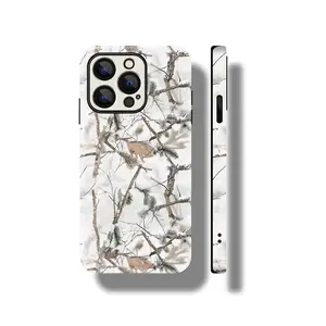 Real Tree Camo Pattern Phone Case, Fashion Phone Protective Cover, Phone Accessory Compatible with iPhone, Casing