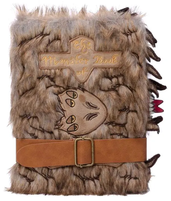 Harry Potter: Monster Book of Monsters Plush Journal by Insights (Hardcover)