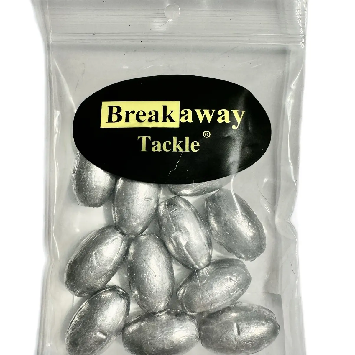 Breakaway Tackle 1 oz Egg sinkers, 12 pack