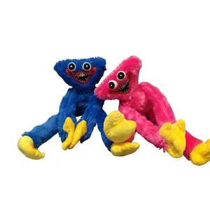 Poppy Playtime Huggy Wuggy & Kissy Missy Plush Set, 40cm Soft Horror Game Stuffed Dolls, Collectible Plushie Gift for Kids & Fans