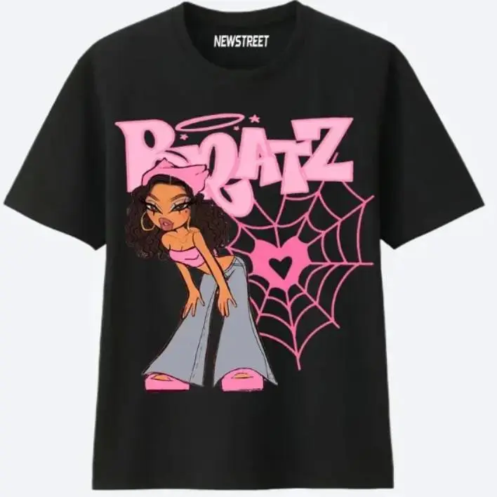 [Graphic Tee] Doll T-Shirt - Comes in Red or Black on Blk or White Shirt Short sleeve Cotton Casual T shirt graphic Cute Comfortable Summer Top