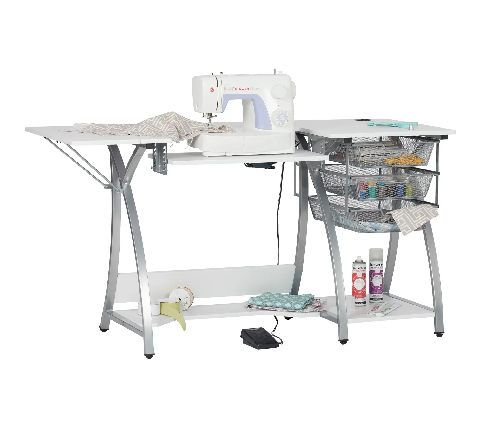 Sew Ready Pro Stitch Sewing Machine, Hobby and Computer Table Sew Ready Pro Stitch Sewing Machine, Hobby and Computer Table