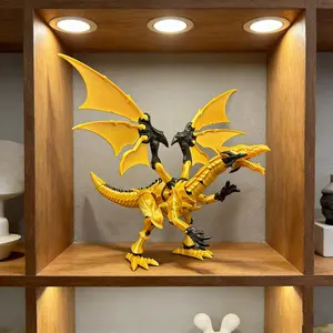 T13 Multi-Jointed Dragon Model Figurine Handmade Collectible Toy, Perfect Gift for Anime Fans & Game Enthusiasts, Ideal for Home Decor