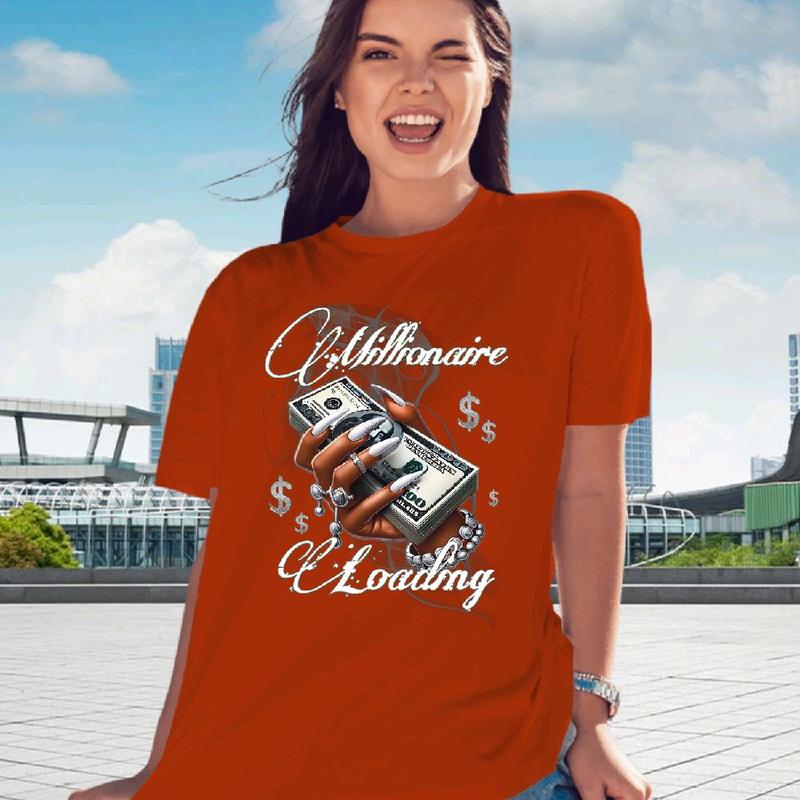 Millionaire Loading "Money In Hand" DTF Heat transfer, press and peel, DIY, Shirt design