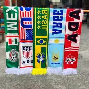 Football season, midsummer, Soccer and OtherSports, Festivals & Parties, Favorite WinningTeams,USA,Canada and Mexico, Brazil, Argentina,Spectator Cheering Scarf - Durable, Suitable for AllSeasons and Everyday - One-size-fits-all design