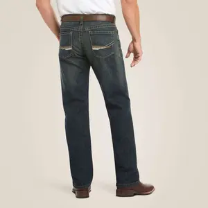 ARIAT MEN JEAN M2 TRADITIONAL RELAXED BOOT CUT DUSTY ROSD 10011746