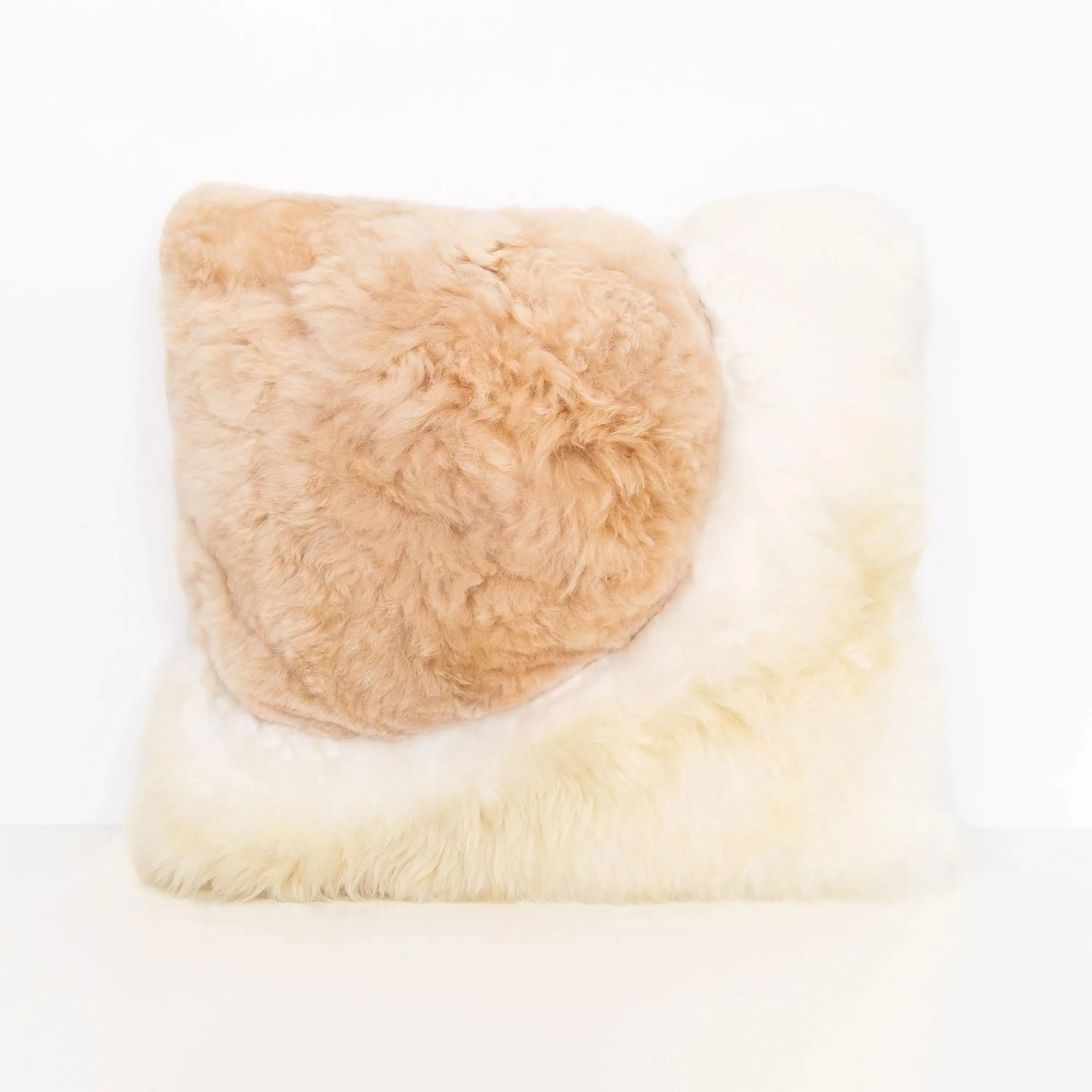 Alpaca Colorblock Pillow in Luna