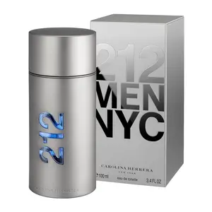CAROLINA HERRERA 212 By Carolina Herrera For Men Eau De Toilette Spray 3.4 Fl Oz Long Lasting Fragrance Classic Perfume