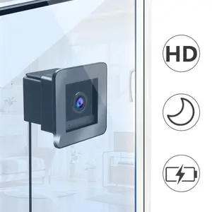 Window Camera for Outdoor Monitoring Indoor Window Cam with Motion Detection for Home Security 2.4GHz WiFi Indoor Cameras 1080P Camera Motion Detection, Night Vision
