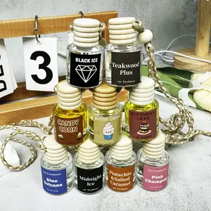 Car Air Fresheners Hanging Scent Oil Diffuser,8ML Nature Frangrance Friut Juciy Perfume Last Long Time With Three Scents For Car & Live Gifts Springtok