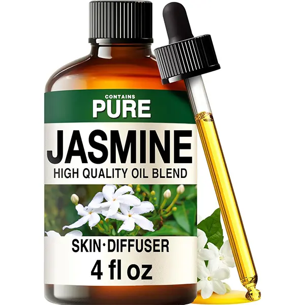 KUKKA essential oils Jasmine Oil for Skin & Hair - (4 fl oz) Jasmine Essential Oil for Perfume & Soap Making