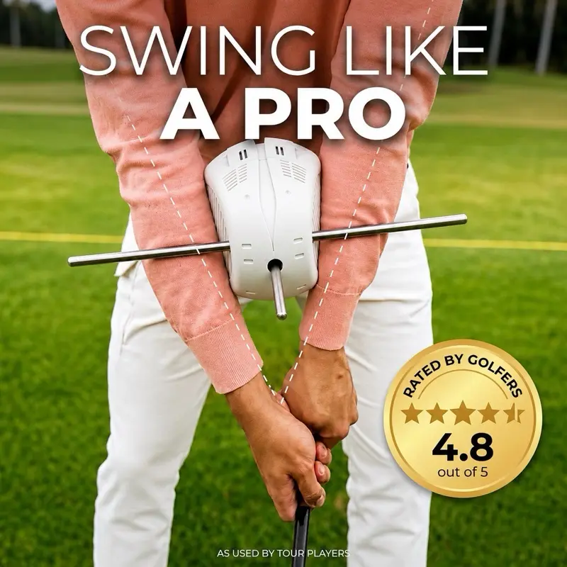 The Connector Golf Swing Aid | Improve arm structure, grip & posture | Build consistent, accurate swings | Perfect for beginners & pros | Train smarter, swing better, lower your scores fast