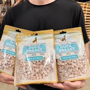 465g 100% Duck Freeze-Dried16.5oz/3 Pack,  Not Ground or Compressed, Grain-Free, High-Protein, Single-Ingredient Dog Treats , Cat Treats, Training Treats, puppies and kittens friendly