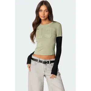 13 Layered Long Sleeve T Shirt