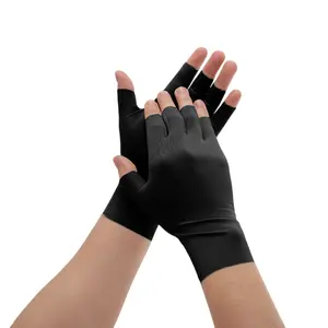 VOCOSTE Thin Sunprotection Manicure Gloves Black 1 Pair