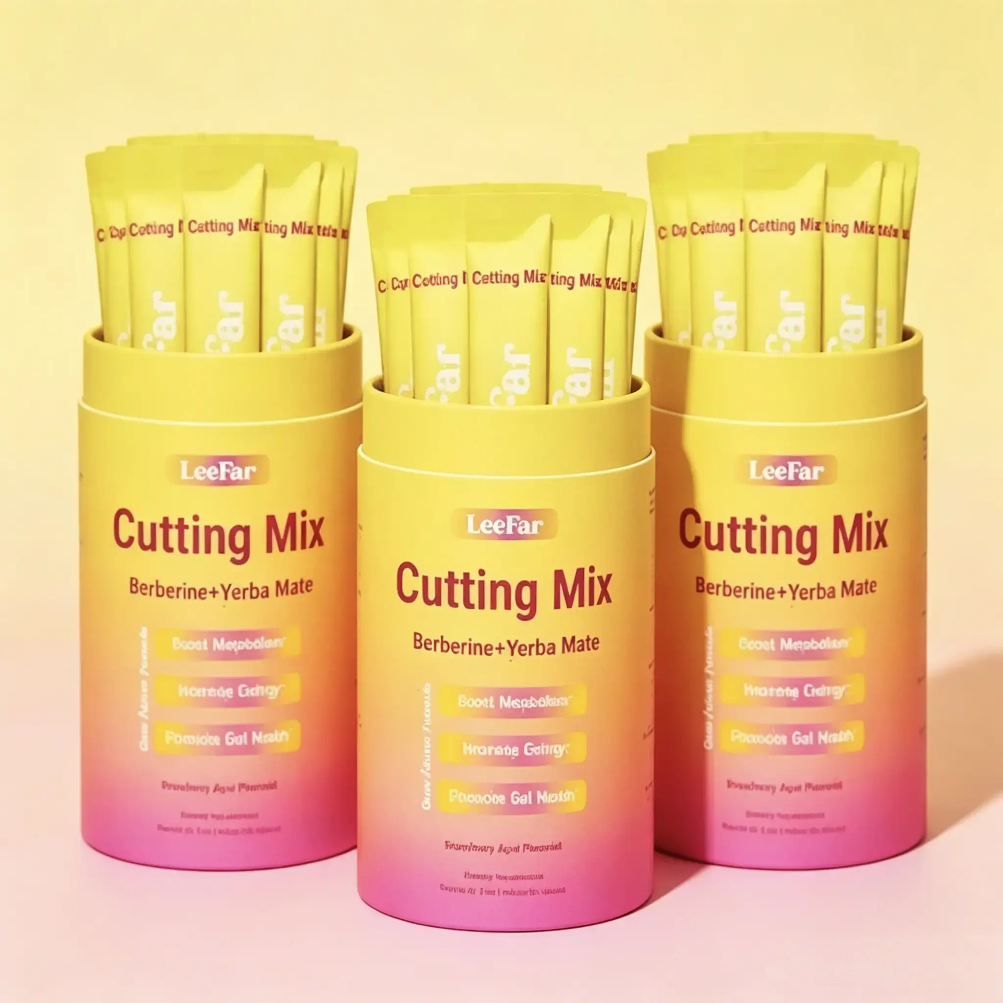 [Live Exclusive] LeeFar Cutting Drink Mix – | BL Strawberry Açaí Flavor – | (30 Servings)