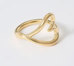 David Markstein Bronze Modern Couture Heart Ring