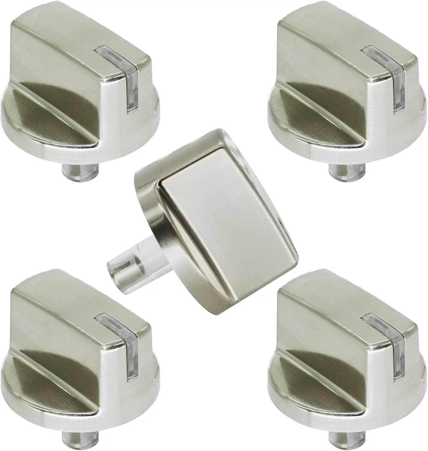 5 Pack AEZ73293801 Burner Control Knob Assembly Replacement, Compatible with  Range/Stove Gas Cooktop, Burner Knob Replace Part EBZ60710601, 2025031, AH3639420, EA3639420, AP5594929, PS3639420