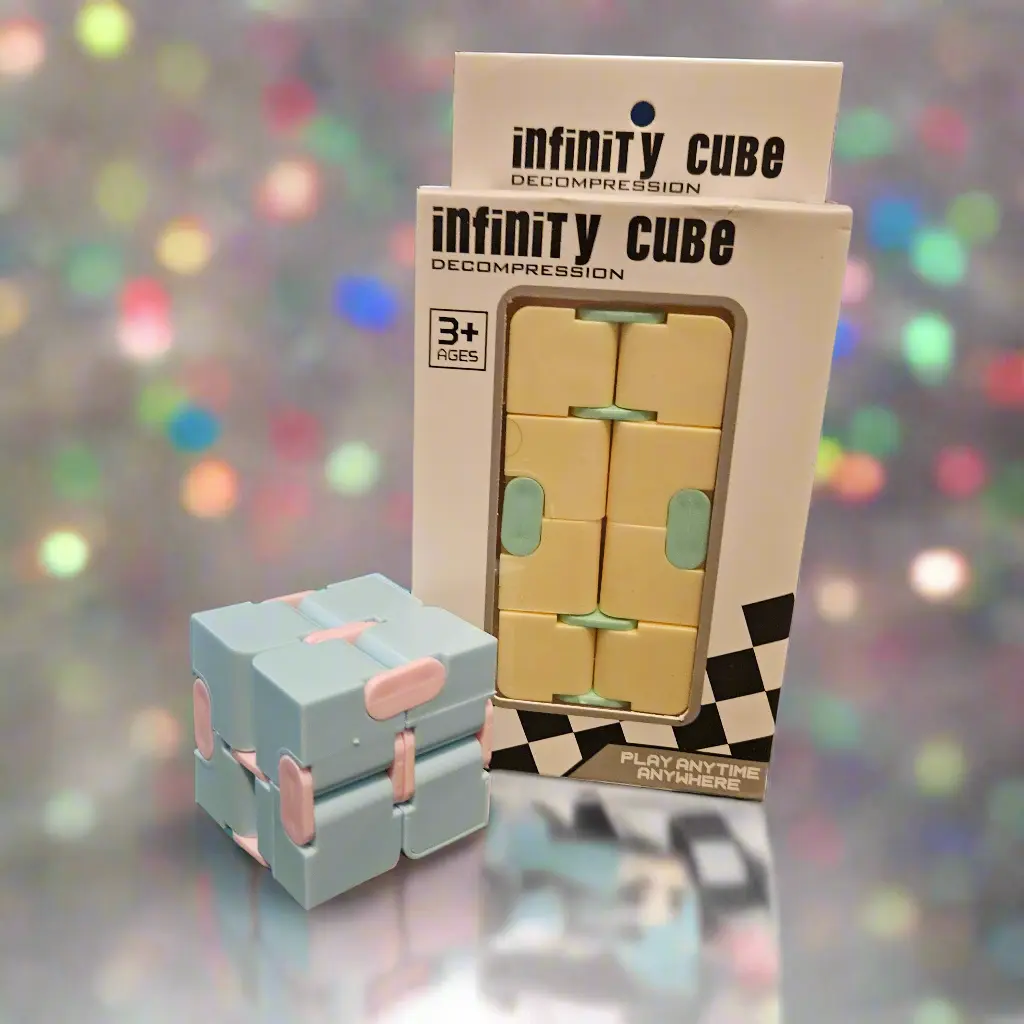 Infinity Cube Fidget Toy, Classic Novelty Stress Relief Toy for Kids