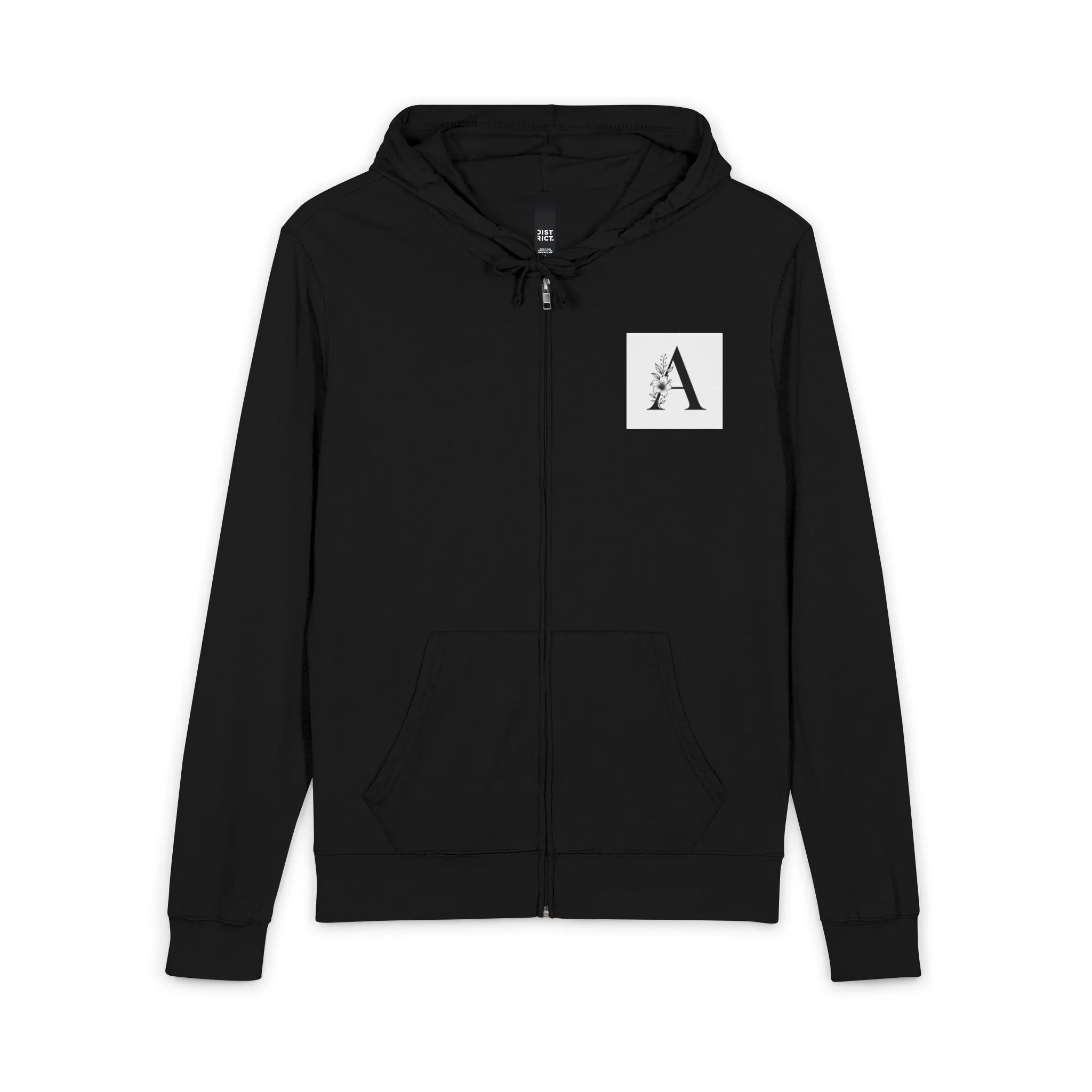 District® Unisex Jersey Full-Zip Hoodie