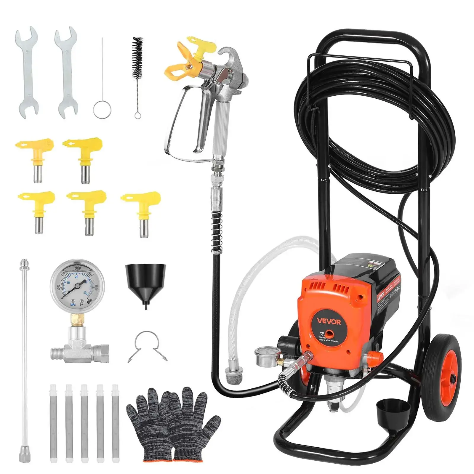 900W, 3300PSI 【Wheeled】