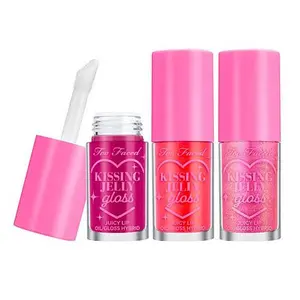 Too Faced 3-piece Kissing Jelly Lip Oil Gloss