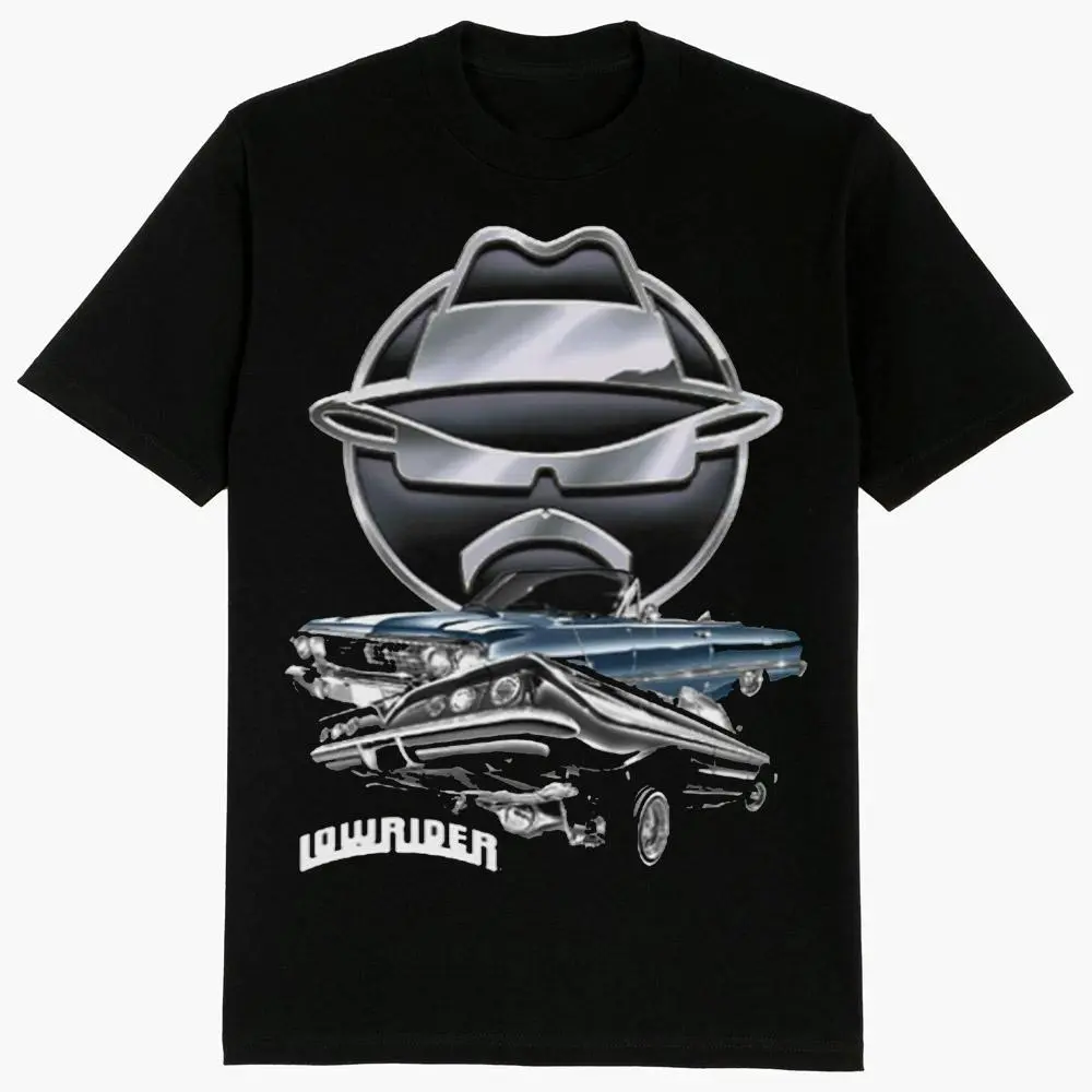 Men's Short-Sleeve Sports Washed Cotton T-Shirt - Lowrider Culture Graphic Streetwear, Chicano Cholo Gangster Clothing, Men's Gift Item LC10
