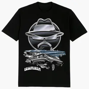 Men's Short-Sleeve Sports T-Shirt - Lowrider Culture Graphic Streetwear, Chicano Cholo Gangster Clothing, Men's Gift Item LC10