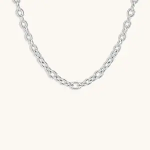 Linked For Infinity - Silver Necklace