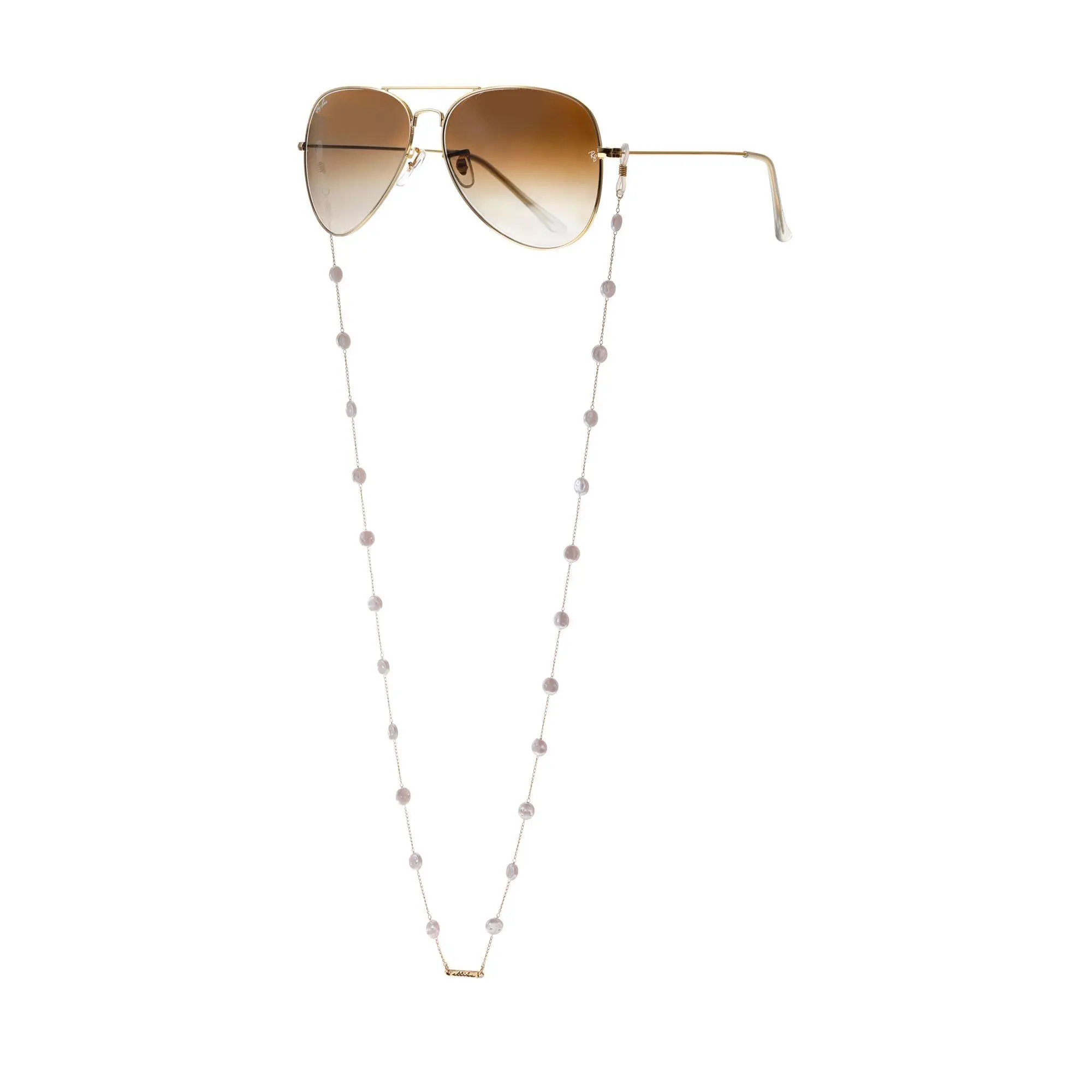 Ettika Mermaid Coin Pearls Glasses Chain