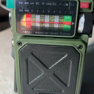 4000mAh NOAA Weather Emergency Radio, AM/FM/WB/SW, Bluetooth, Flashlight, SOS & Solar Power for Hurricane Preparedness & Outdoor Survival Springtok Audio Portable winter storm