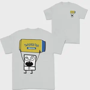 Unisex Doodlebob Twisted Tea T-Shirt, Funny Pop Culture Graphic Tee