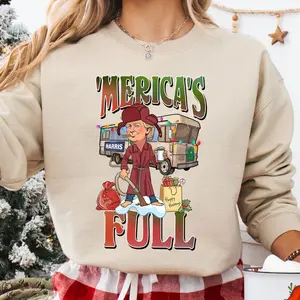 Merica's Full Trump 2024 Christmas Shirt, Patriotic Shirt, America Coquette Shirt, Trump Election Shirt, Republican Gift Women, Coquette Trump Shirt