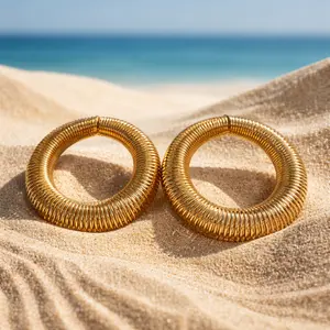 Coil Me Crazy- Hoop Earrings