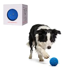 Smart Interactive Pet Toy Ball, Active Bouncing Ball AIR, Automatic Moving, Bouncing & Rotating, Made with E-TPU Material, IPX7 Waterproof Rated, Active Rolling Toy for Medium and Large Dogs Dog Tennis Ball Toy tough qh