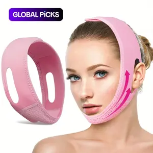 Reusable V-Shaped Face-Lifting Bandage, Double Chin Slimming Bandage & Reducer, Anti-Sagging Sleep Facial Wrap, Comfortable Skincare Tool for Women, Skin Care Tools, Chin Strap #GLOBAL PICKS