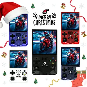 New R36MAX 2025 New Retro Video Handheld Game Console, R36S Upgraded Version, 4.0-inch IPS Screen, 64GB Memory, Portable Arcade Video Game Console, Linux System,Preinstalled Gamess