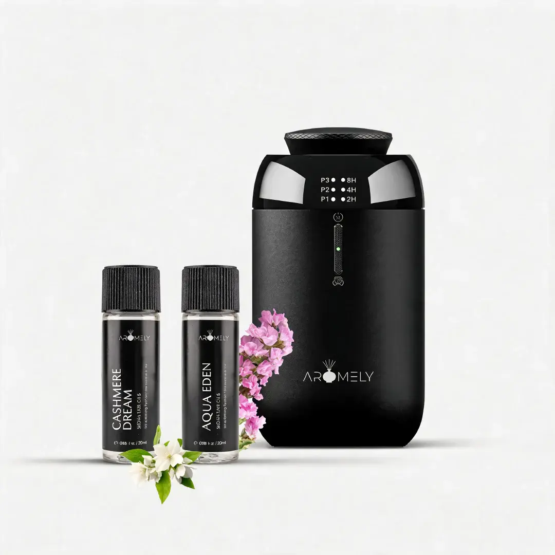 Car Diffuser Bundle (Diffuser + 2x20ml Scents)