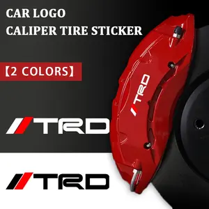 Trd Brake Caliper Wheel Sticker Vinyl Decal for Toyota Trd Series Models, Tacoma Tundra 4runner Land Cruiser Hilux Car Accessories, Decal For Cars