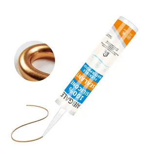 All Purpose 100% Rose Gold Silicone Caulk Waterproof Caulking for RV Roof Door Kick Plates Modern Bathrooms Kitchens 10.1 Oz (Rose Gold)