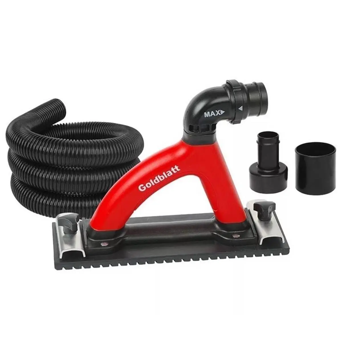 Goldblatt Hand Sander - 1.8 lbs Shop-Type Dust-Free Sander with Harmful Dust Elimination & Mess-Free Cleanup for Sports & Outdoor Cycling Equipment Maintenance, Eliminates Harmful Dust