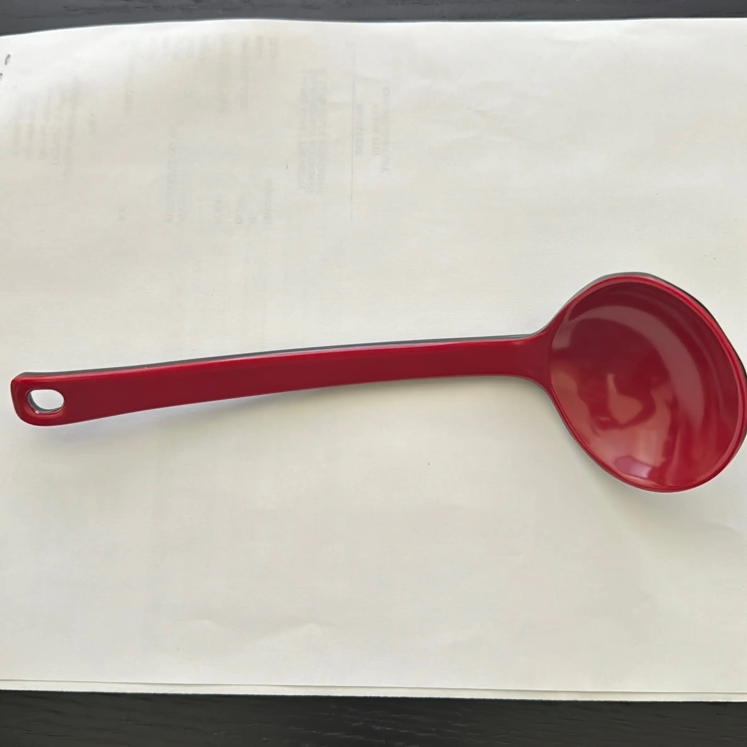 Hot sale Ramen spoon Japanese melamine black spoon for promotion