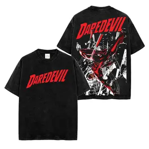 Matt Murdock Daredevil Premium Acid Washed Shirt, The Man Without Fear Graphic Shirt, Character Comics Fans Shirt, Comic T-Shirt, Comic Book Fans T-Shirt, Superhero Graphic Tee