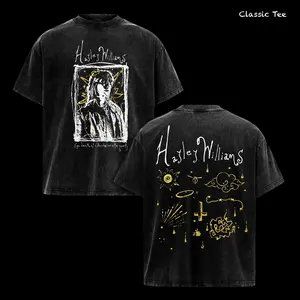 Hayley Williams Shirt – Paramore Inspired Indie Rock Graphic T Shirt, Vintage Sketch Art Portrait Tee, Alternative Grunge Aesthetic Music Fan Shirt, Casual Soft Cotton Unisex Top, Gift for Rock Music Lovers