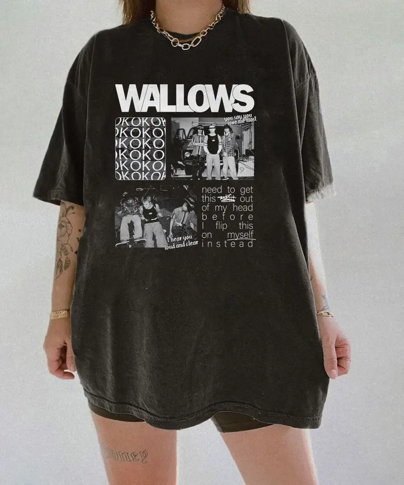 Vintage Wallows retro y2k Shirt, Wallow band Unisex Shirt, Gift for men and women
