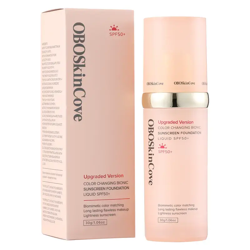 DOOOD 4-in-1 Moisturizing Makeup Foundation (30g, Medium Spectrum) - Alcohol-Free, Flawless Coverage, Lightweight Formula, Custom Fit, Wrinkle-Hiding, Hydrating, Long-Lasting, Natural Look for All Skin Types, Summer Use, Outdoor Activities, Moisturize, An